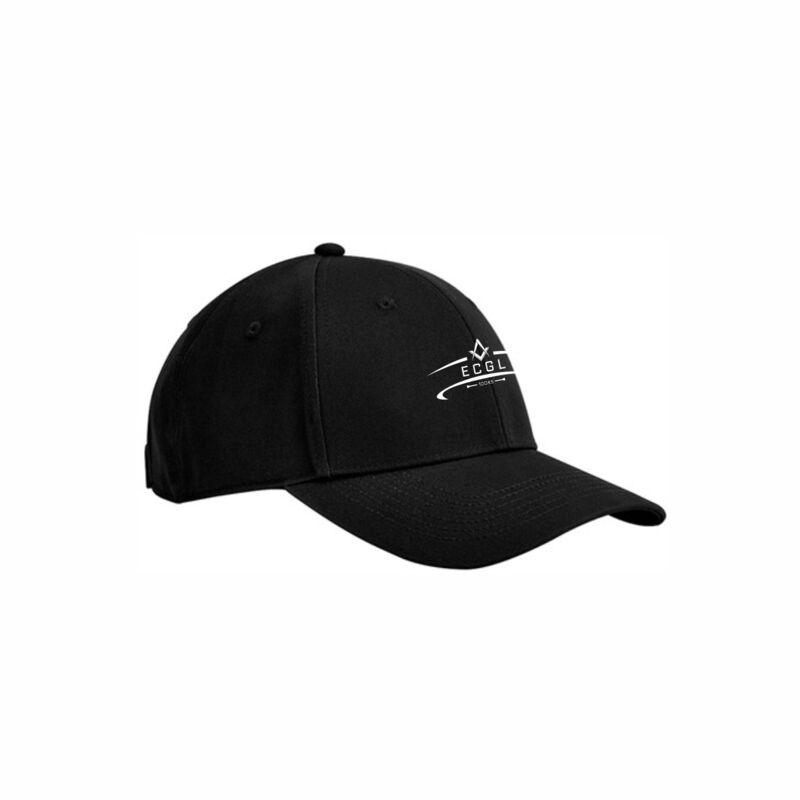ECGL Classic Cotton Baseball Cap - Black Thumbnail